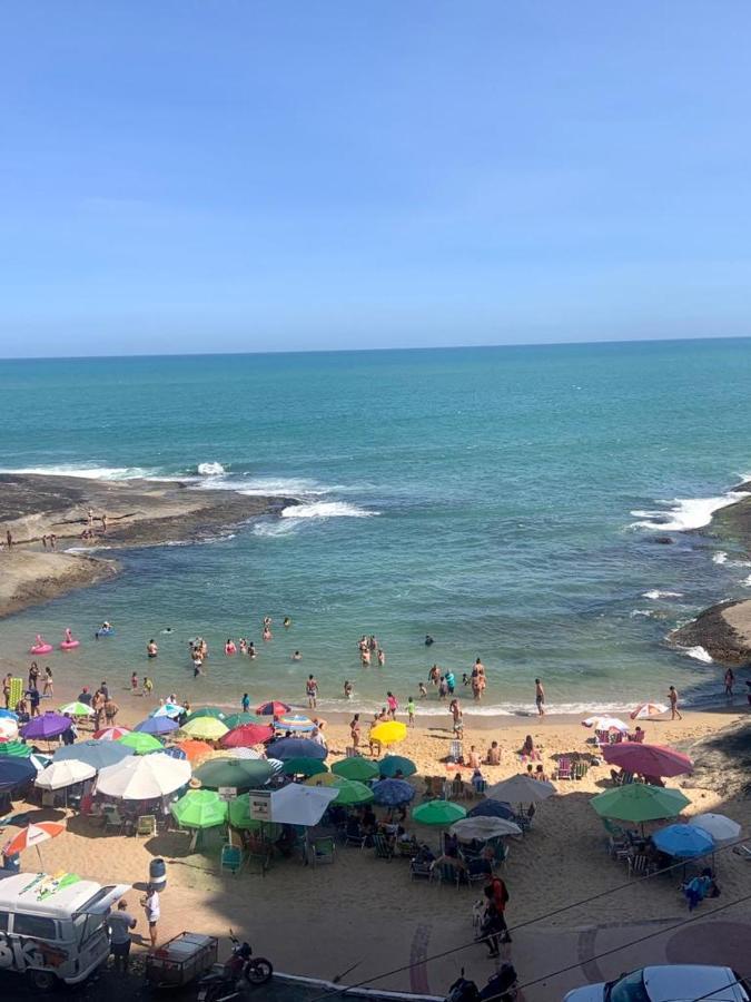Apartamento Pe Na Areia E Aguas Tranquilas No Centro De Guarapari Kültér fotó