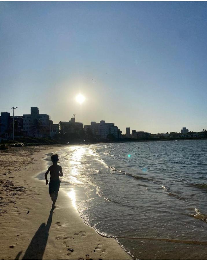 Apartamento Pe Na Areia E Aguas Tranquilas No Centro De Guarapari Kültér fotó